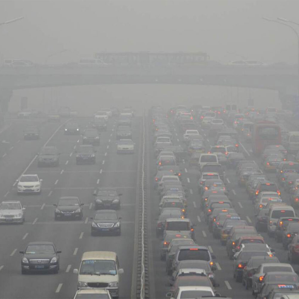 การปล่อยไอเสียจากรถ