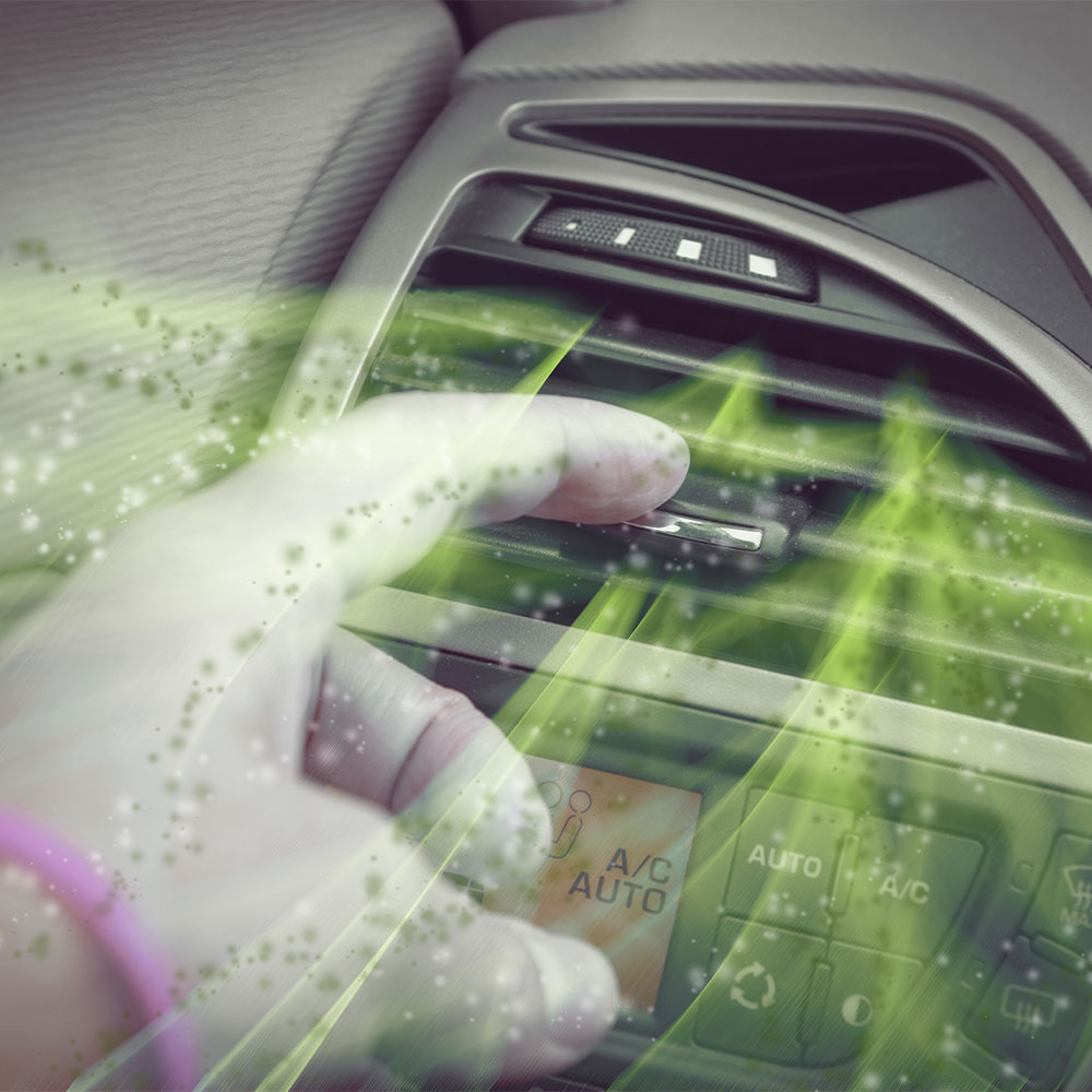 อากาศติดเชื่อแบคทีเรีย